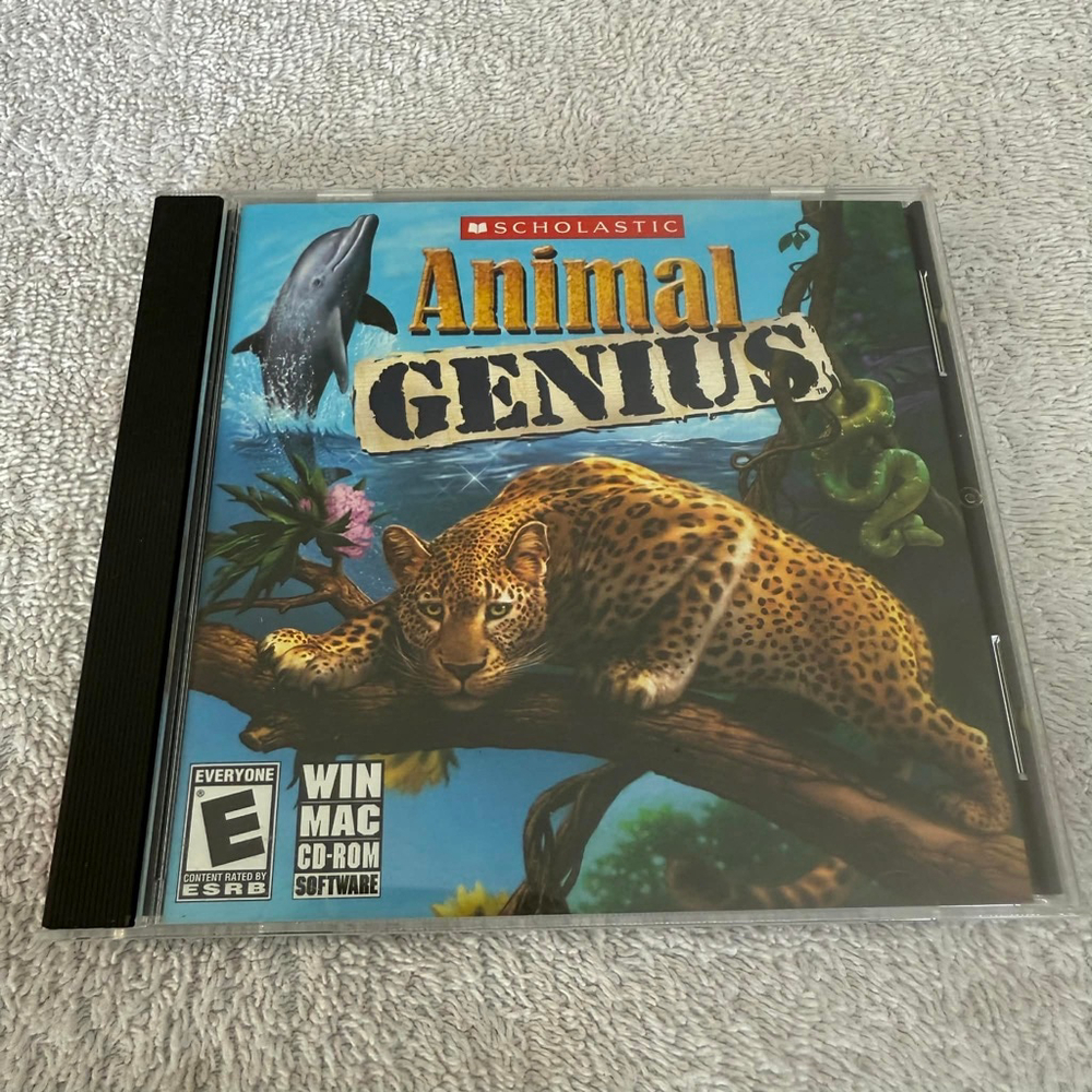 Scholastic Animal Genius PC Game One Size Blue Green